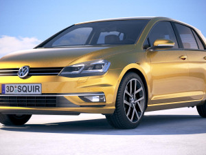 Volkswagen Golf TDi 2017 3D Model