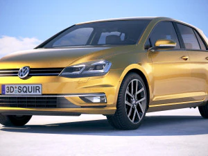 Volkswagen Golf TDi 2017 3D Model