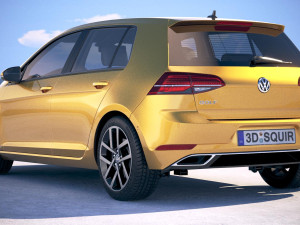Volkswagen Golf TDi 2017 3D Model