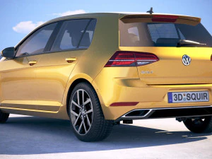 Volkswagen Golf TDi 2017 3D Model
