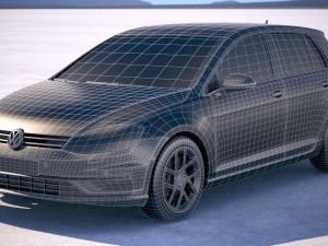 Volkswagen Golf TDi 2017 3D Model