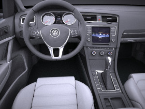 Volkswagen Golf Variant 2014 vray 3D 模型