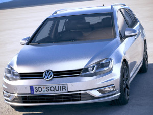 Volkswagen Golf Variant 2017 Model 3D