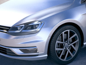 Volkswagen Golf Variant 2017 Model 3D