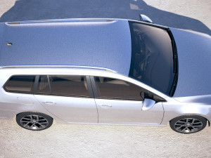 Volkswagen Golf Variant 2017 Model 3D