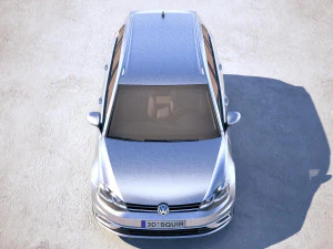 Volkswagen Golf Variant 2017 3D Model