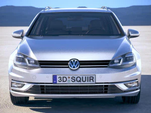 Volkswagen Golf Variant 2017 3D Model