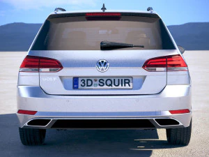 Volkswagen Golf Variant 2017 3D Model
