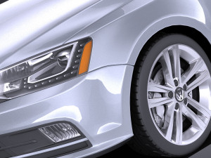 Volkswagen Jetta 2015 vray Modèle 3D