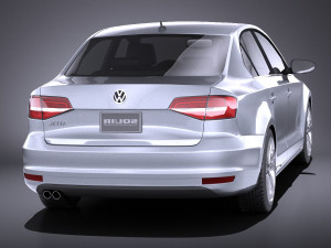 Volkswagen Jetta 2015 vray Modèle 3D
