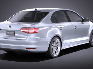 Volkswagen Jetta 2015 vray Modèle 3D