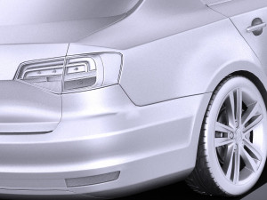 Volkswagen Jetta 2015 vray Modèle 3D