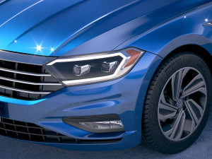Volkswagen Jetta 2019 3D Модель
