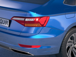 Volkswagen Jetta 2019 3D Модель
