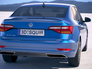 Volkswagen Jetta 2019 3D Модель