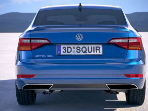 Volkswagen Jetta 2019 3D Model