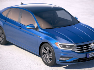 Volkswagen Jetta 2019 3D Модель