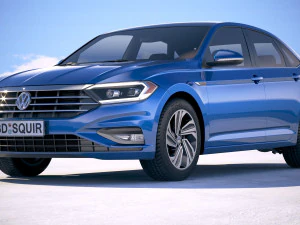Volkswagen Jetta 2019 3D Model