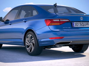 Volkswagen Jetta 2019 3D Модель