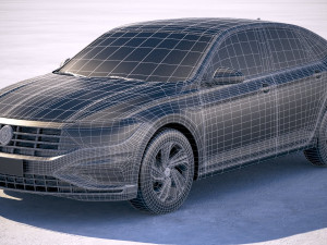 Volkswagen Jetta 2019 3D Модель