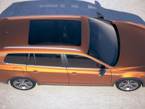 Volkswagen Passat Alltrack 2018 3D 모델