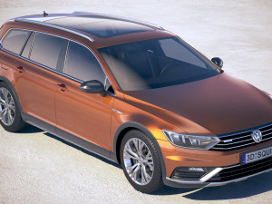 Volkswagen Passat Alltrack 2018 3D 모델