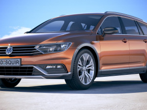 Volkswagen Passat Alltrack 2018 3D 모델