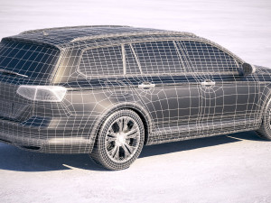 Volkswagen Passat Alltrack 2018 3D 모델