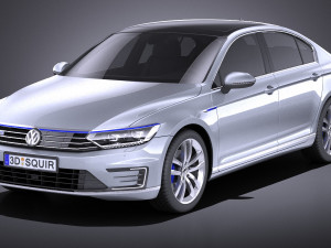 Volkswagen Passat B8 2015 vray 3D Model