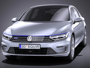 Volkswagen Passat B8 2015 vray 3D Model