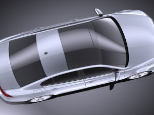 Volkswagen Passat R-line 2015 vray 3D Model