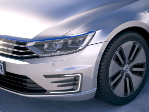 Volkswagen Passat Variant GTE 2018 3D मॉडल