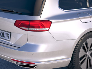 Volkswagen Passat Variant GTE 2018 3D मॉडल