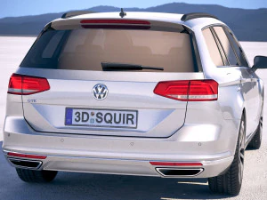Volkswagen Passat Variant GTE 2018 3D Model