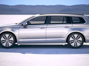 Volkswagen Passat Variant GTE 2018 3D Model