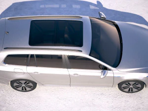 Volkswagen Passat Variant GTE 2018 3D Model