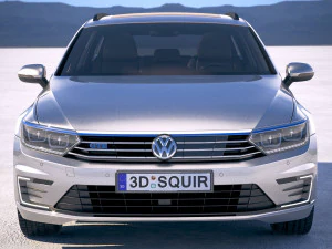 Volkswagen Passat Variant GTE 2018 3D Model