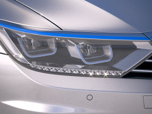 Volkswagen Passat Variant GTE 2018 3D मॉडल