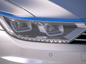 Volkswagen Passat Variant GTE 2018 3D Model
