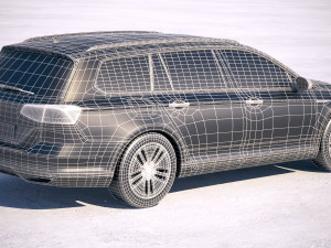 Volkswagen Passat Variant GTE 2018 3D मॉडल