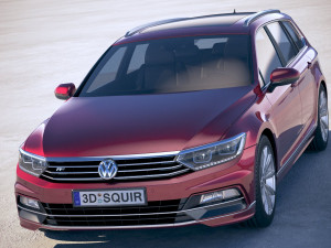 Volkswagen Passat Variant R-line 2018 Model 3D