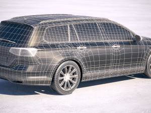 Volkswagen Passat Variant R-line 2018 Model 3D