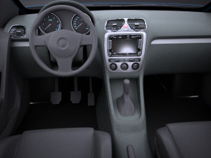 Volkswagen Polo 3-door 2015 vray 3D-Modell
