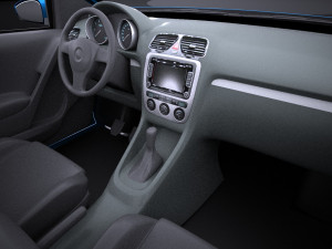 Volkswagen Polo 3-door 2015 vray 3D-Modell