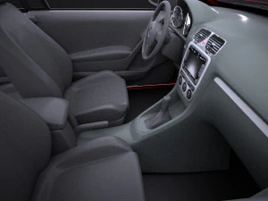 Volkswagen Polo 5-door 2015 vray 3D Model
