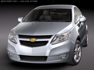 Chevrolet Sail 2011 3D Model