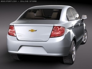 Chevrolet Sail 2011 3D Model