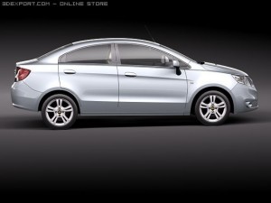 Chevrolet Sail 2011 3D Model