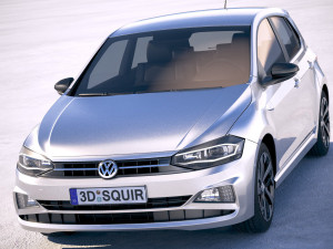 Volkswagen Polo 5-door 2018 3Dモデル