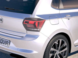 Volkswagen Polo 5-door 2018 3D Model
